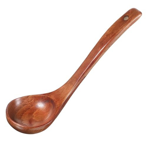 Wooden Ladle for soup, 11 Inch Wooden Soup Spoon, Long Handle Ladle Spoon, Large Kitchen Woodens Scoop for Cooking Serving Cookware, Gravy Sauce Porridge | Amazon (US)