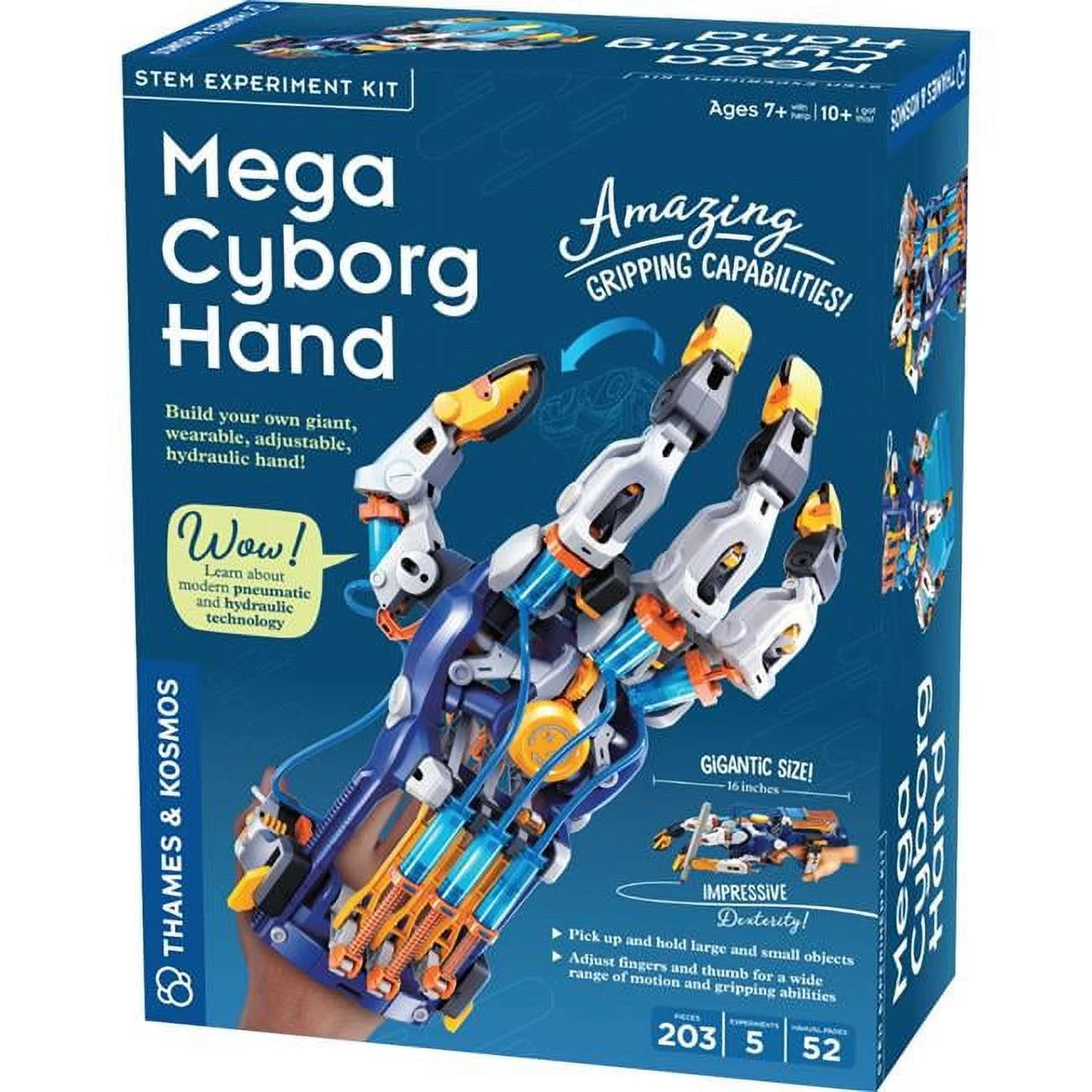 Thames & Kosmos Mega Cyborg Hand STEM Experiment Kit Build Your Own GIANT Hydraulic Amazing Gripp... | Walmart (US)