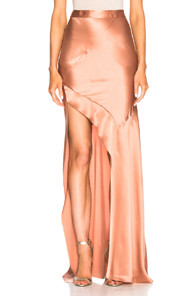 Michelle Mason Bias Skirt in Pink | FWRD 