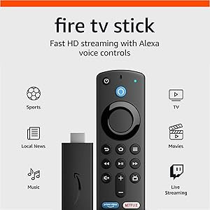 Amazon Fire TV Stick, HD, sharp picture quality, fast streaming, free & live TV, Alexa Voice Remo... | Amazon (US)