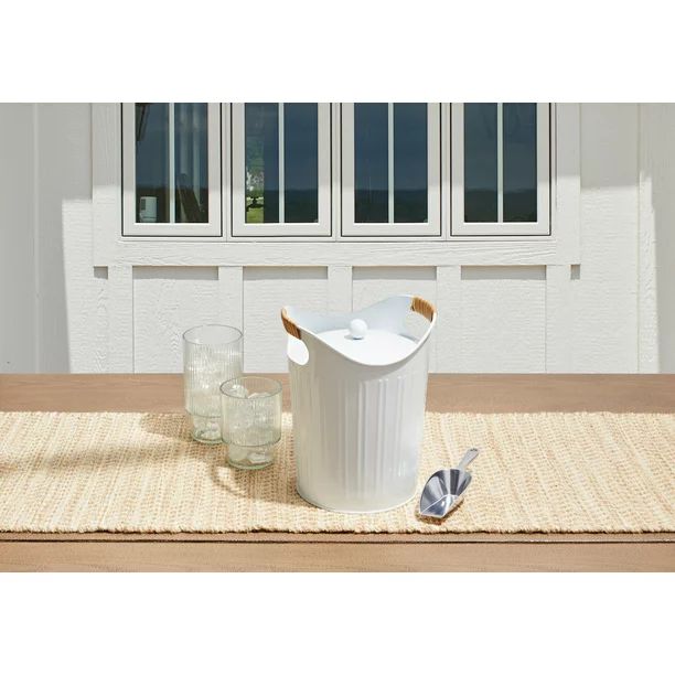 Better Homes & Gardens White Galvanized Ice Bucket Set - Walmart.com | Walmart (US)