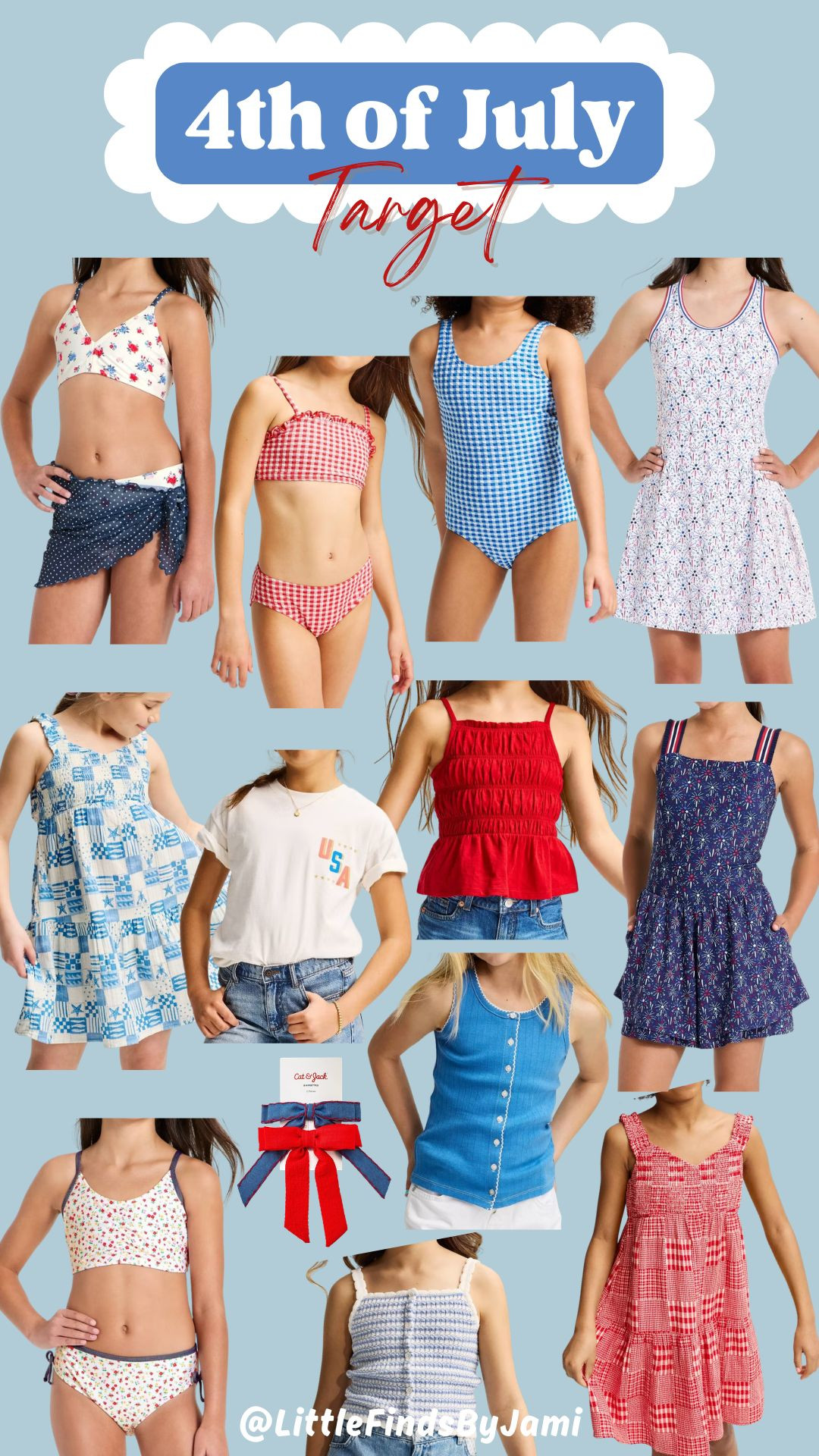 girls 4th of July finds at Target. Tween girl outfits. Dress. Swim. Red white and blue. Summer finds. Cute trendy kids. Girl mom. Vacation. Pool.

#LTKmomlife #LTKKids #LTKootd