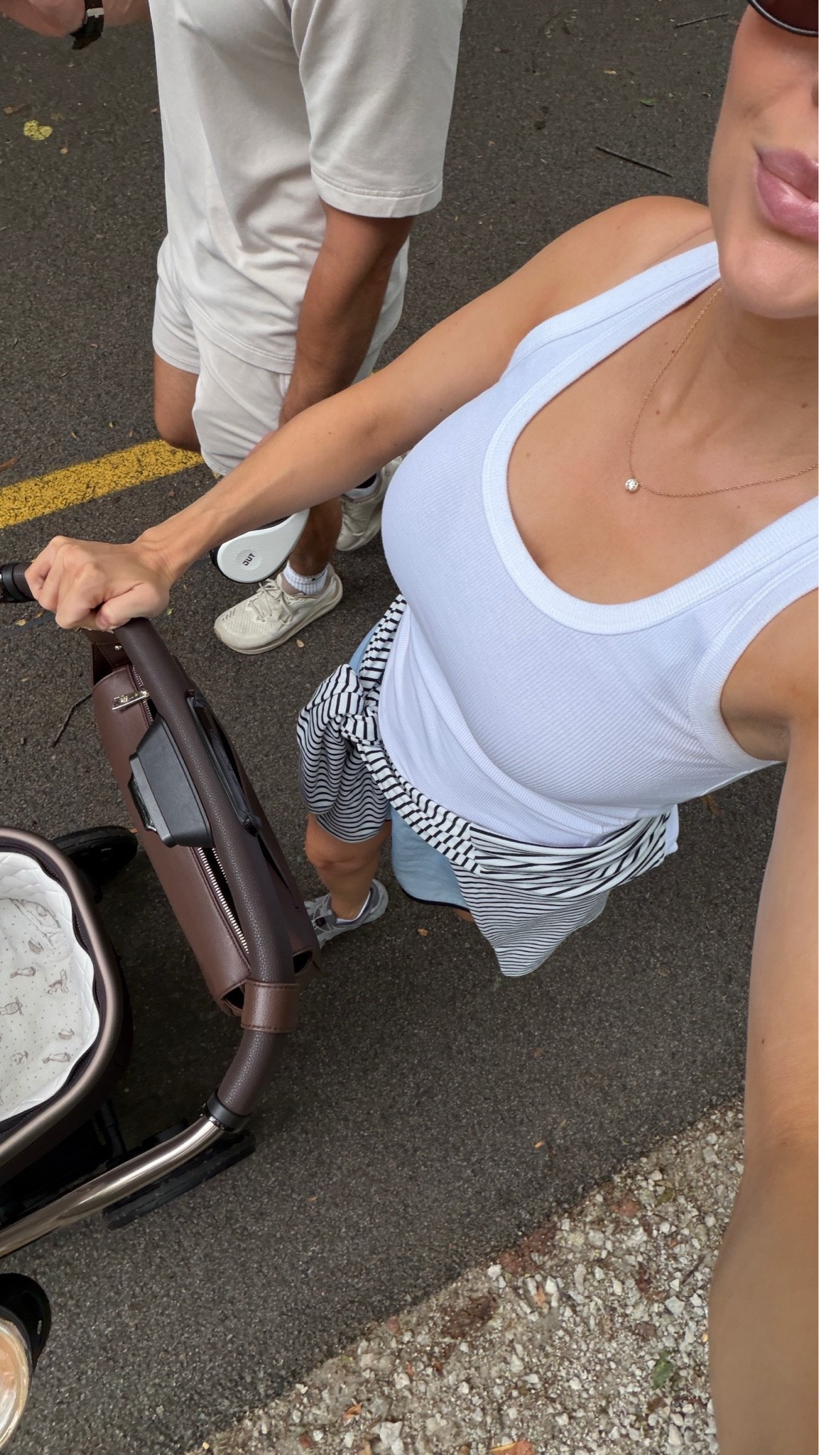 SIZE: medium in tee (tied around waist), med in shorts, linking similar tanks, shoes run tts! #kathleenpost

#LTKootd #LTKmomlife #LTKBaby
