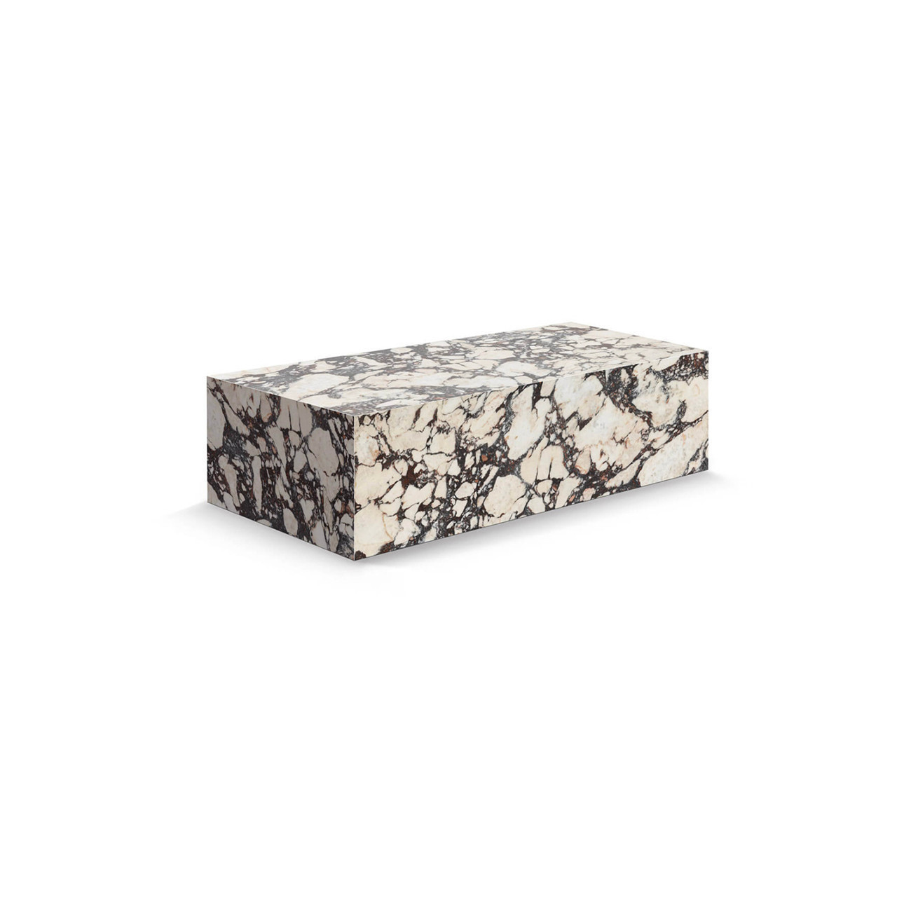Copenhagen Marble Plinth Block Coffee Table - 56" | Manhattan Home Design