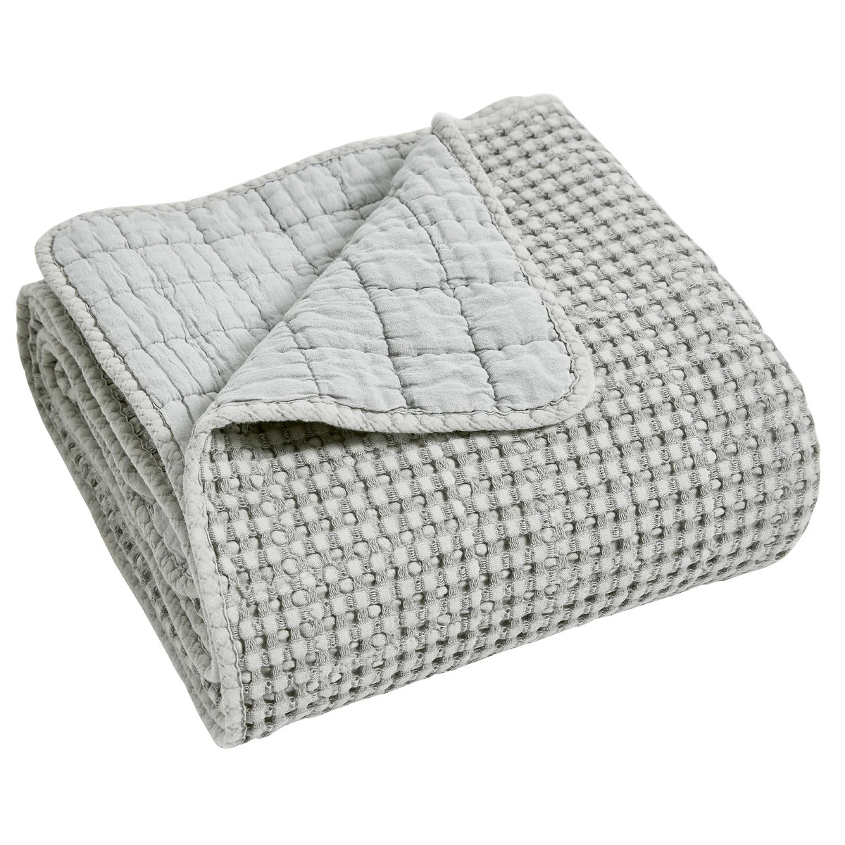 Mills Waffle Quilted Throw | Levtex Home