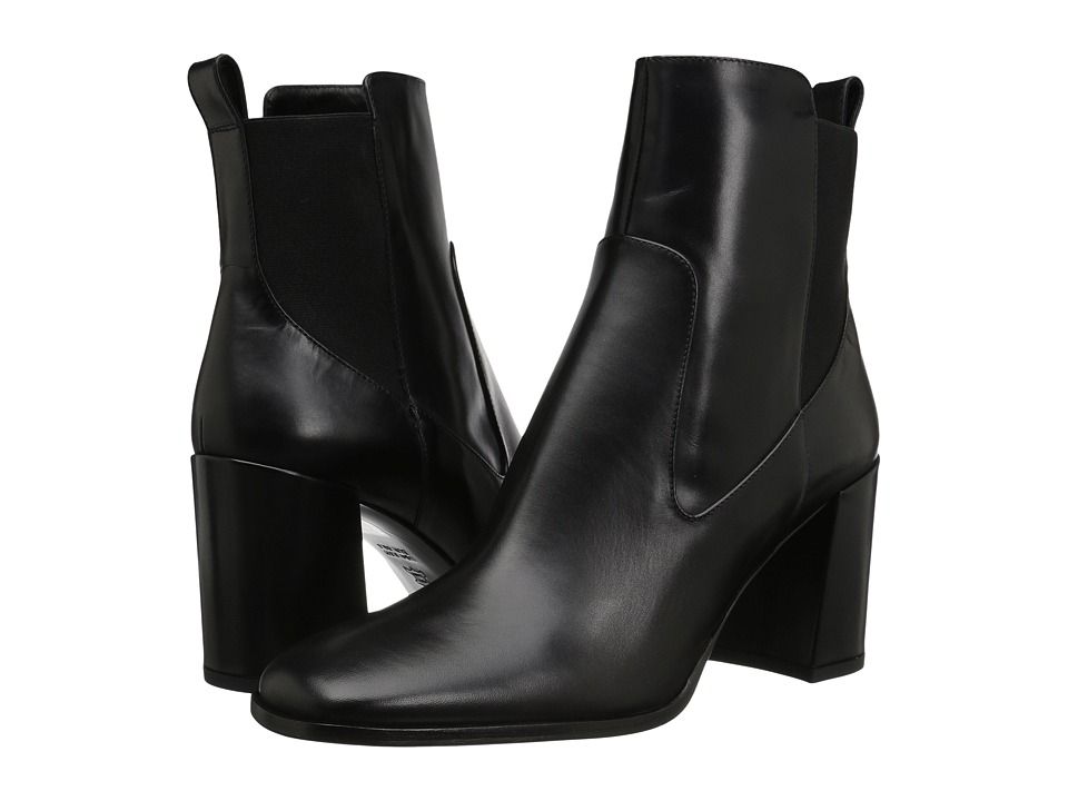 Via Spiga - Delaney (Black Soft Barcellona Calf) Women's Pull-on Boots | Zappos