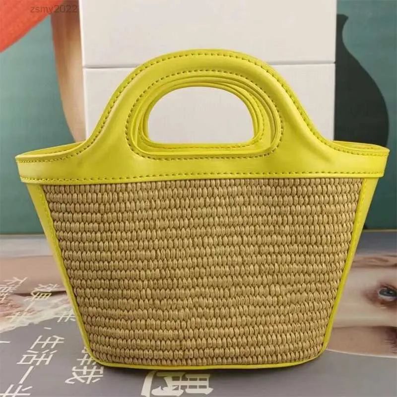 Designer Mini Straw Basket Bag for Women Handbag Luxury Lady Shoulder Crossbody Bags Summer Patch... | DHGate