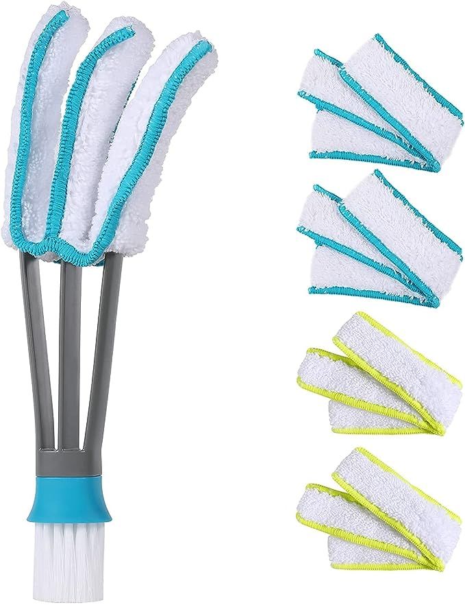 SetSail Blind Duster, Window Blind Cleaner Duster Brush with 4 Microfiber Sleeves Blind Cleaning ... | Amazon (US)