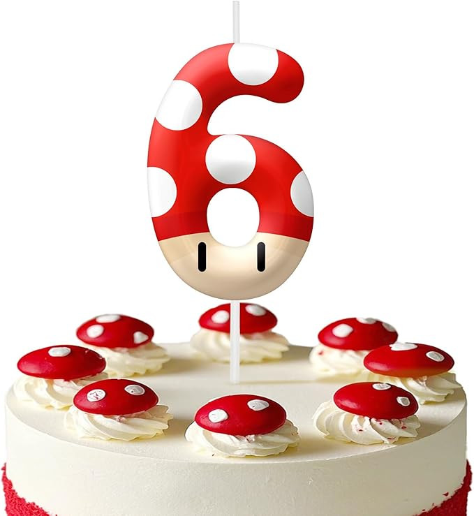 Amazon.com: Red Cartoon Birthday Candles, Number 0 Candle Themed Birthday Party Supplies, 2.4 inc... | Amazon (US)