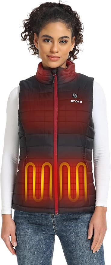 ORORO Women's Lightweight Heated Vest with Battery Pack | Amazon (US)