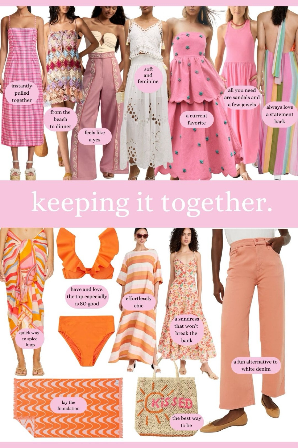 it’s summer and the living is [does not always feel] easy… ☀️🌴😜

🙋🏼‍♀️🙋🏻‍♀️ anyone else just trying to keep the peace and remember what camp you signed up for this week?! 

Here are some of our current favorite finds to help get you through these dog days of summer. Treat yourself, you deserve it!

Happy shopping!

LYLAS, 

Kate and Kelley

**the links for this post are divided into colors for the LTK it post. The blue items are linked together, and the pink/orange items are together. Also, there is a post for the accessories and shoes as well. If you can’t find something, DM us. We are happy to send a link. LTK only allows 16 items per post, so sorry for the confusion**

#LTKStyleTip #LTKTravel #LTKSeasonal