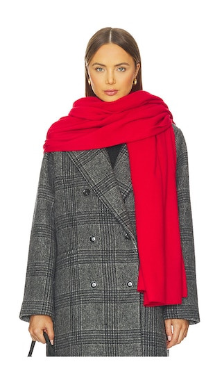 Joni Scarf in Flame Red | Revolve Clothing (Global)