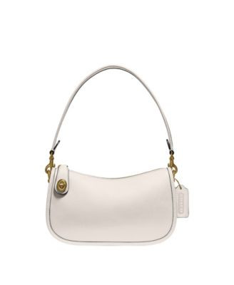 Swinger Small Leather Shoulder Bag | Macy's