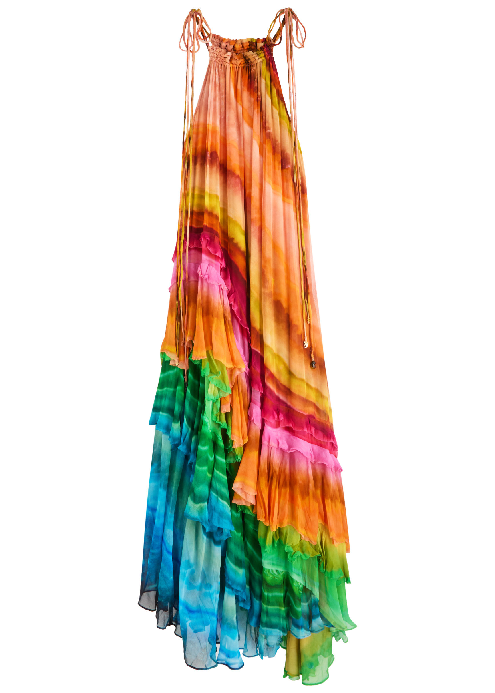 Iris printed voile gown | Harvey Nichols