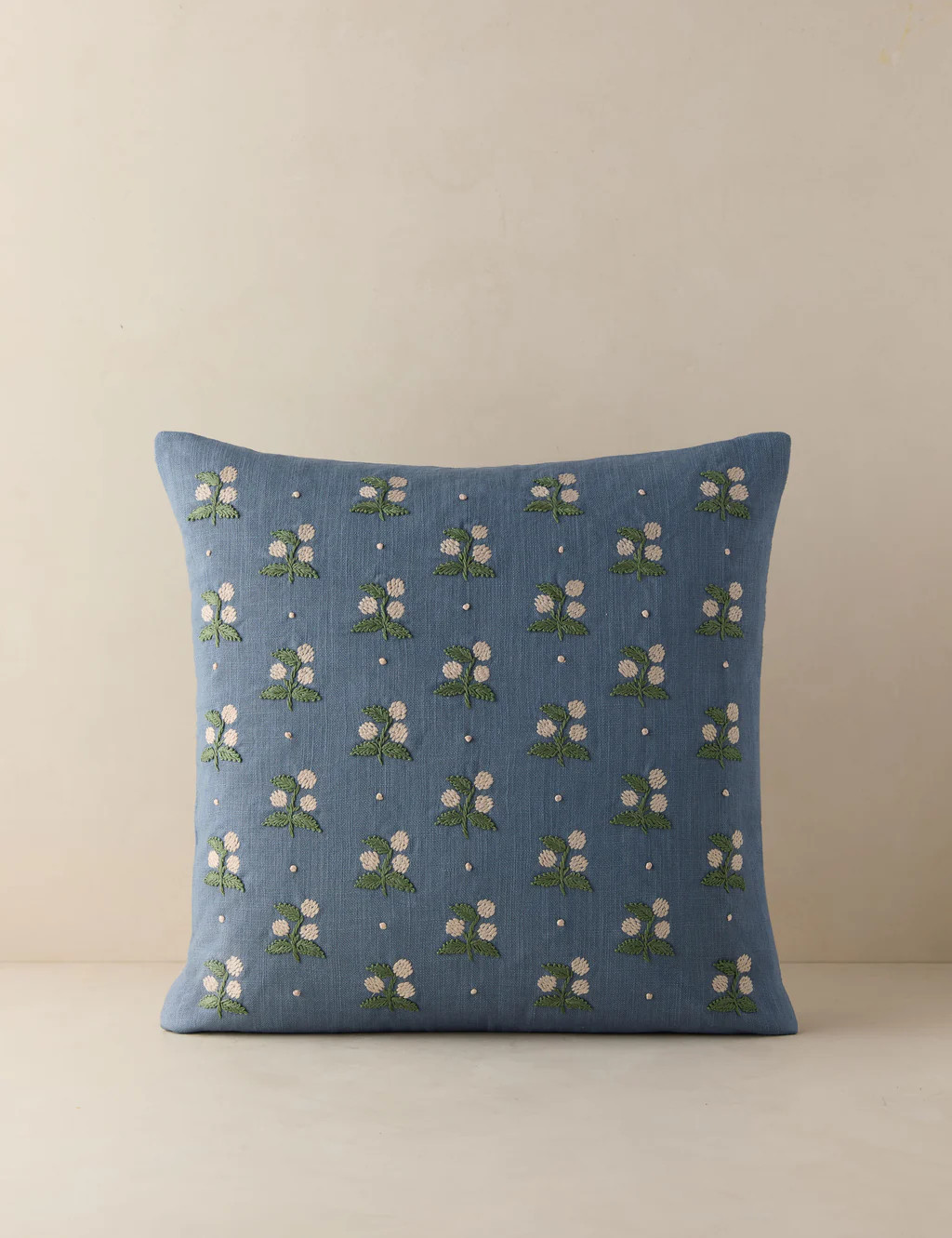 Madelief Embroidered Pillow | Lulu and Georgia 
