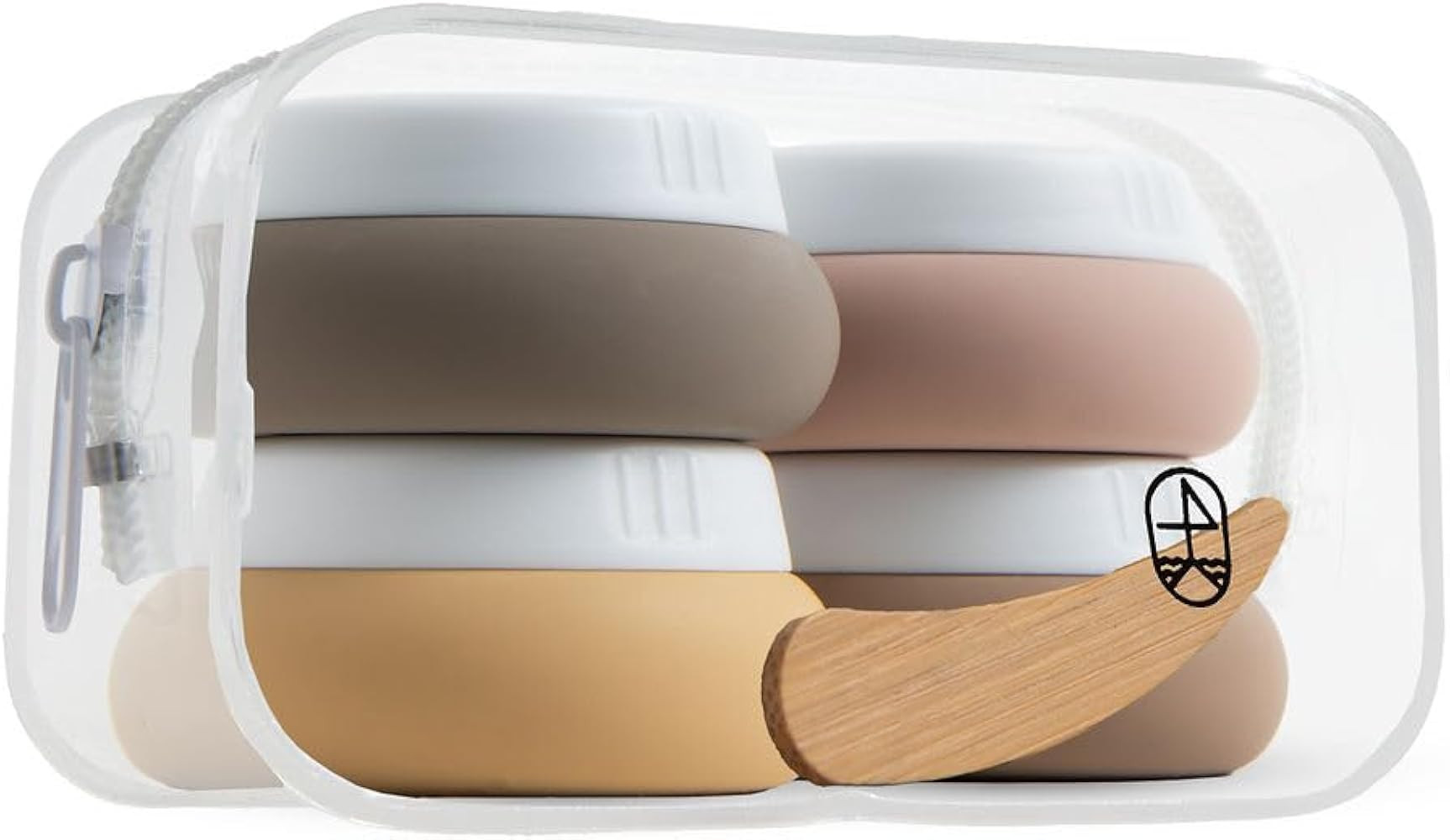 Silicone Travel Jars 0.7 fl oz - Travel Size Cream Containers for Toiletries, Leak-Proof Assuranc... | Amazon (US)