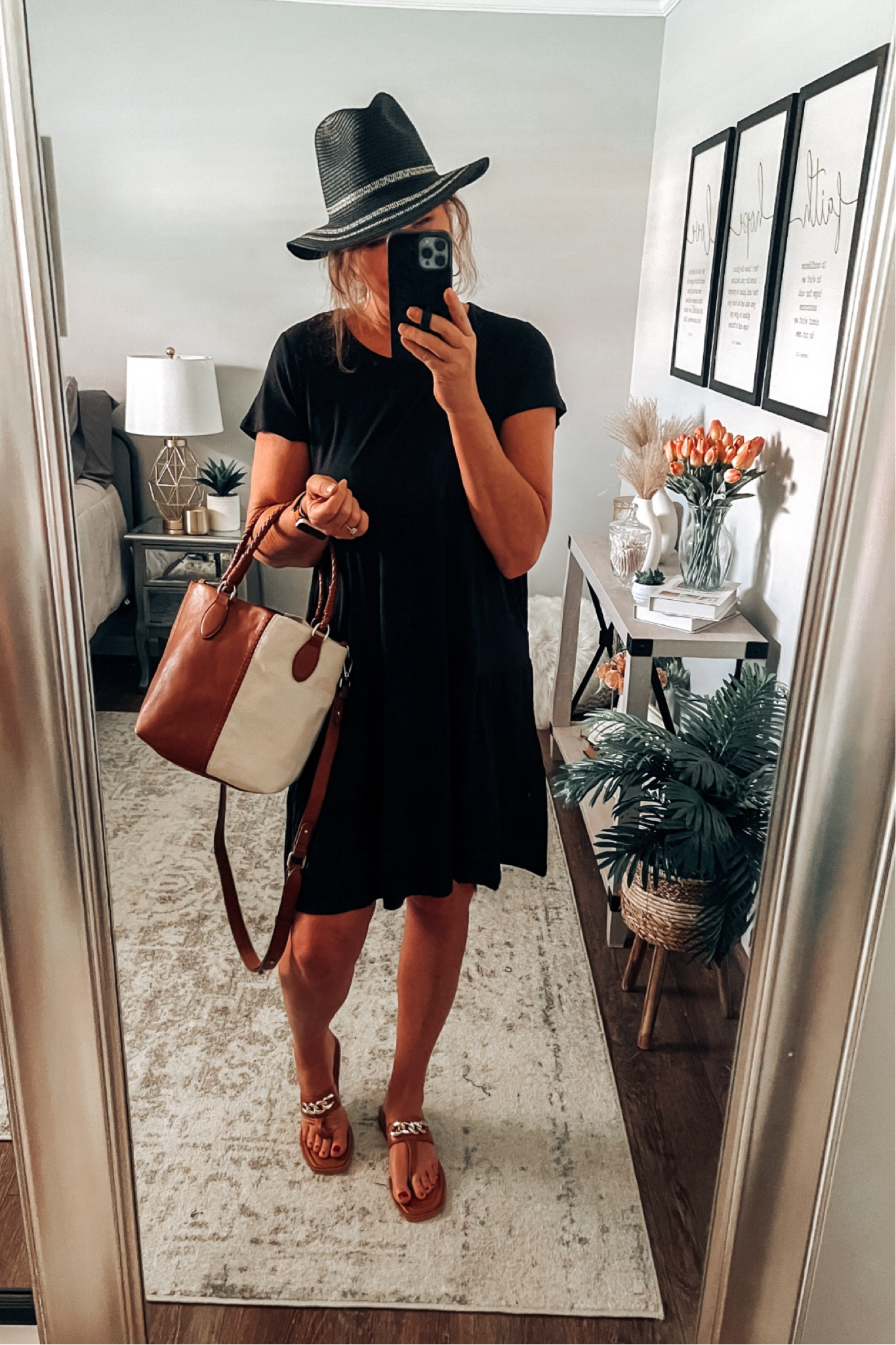 I love home delivery! 🥰Got this outfit from Walmart and I’m loving it!! Wearing a medium in the dress, more colors available. *Same day delivery most days, restrictions may apply. #walmartpartner #walmart @walmart summer dresses, Walmart fashion, sandals, handbags, hats, sale

#LTKStyleTip #LTKSaleAlert #LTKFindsUnder50