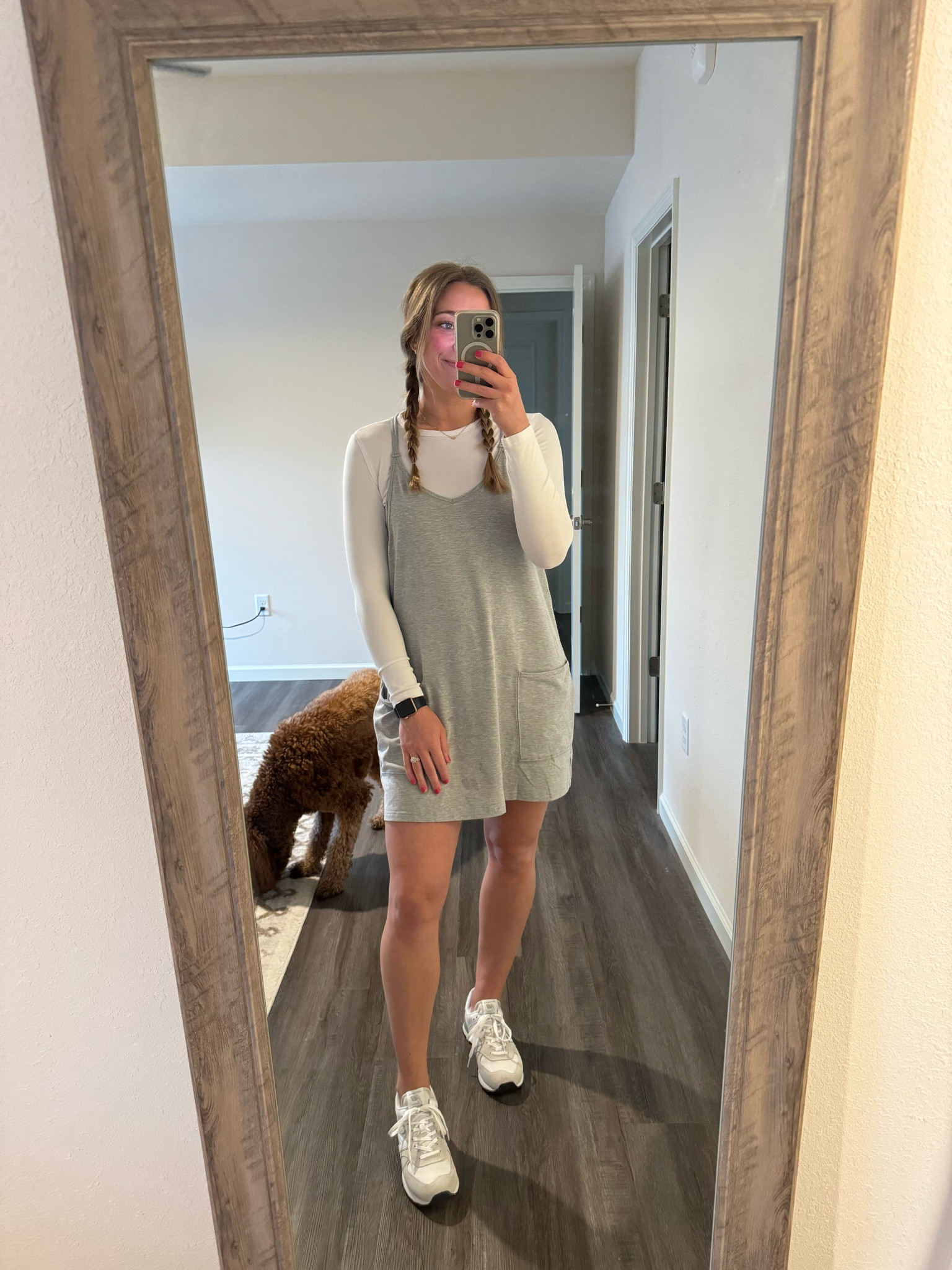 Entire outfit is linked! Wearing a medium in the dress! 

amazon | amazon finds | amazon dress | new balance | new balance sneakers | Kendra Scott | 

#LTKActive #LTKfindsunder50