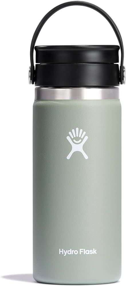 Hydro Flask Stainless Steel Wide Mouth Bottle with Flex Sip Lid and Double-Wall Vacuum Insulation... | Amazon (US)