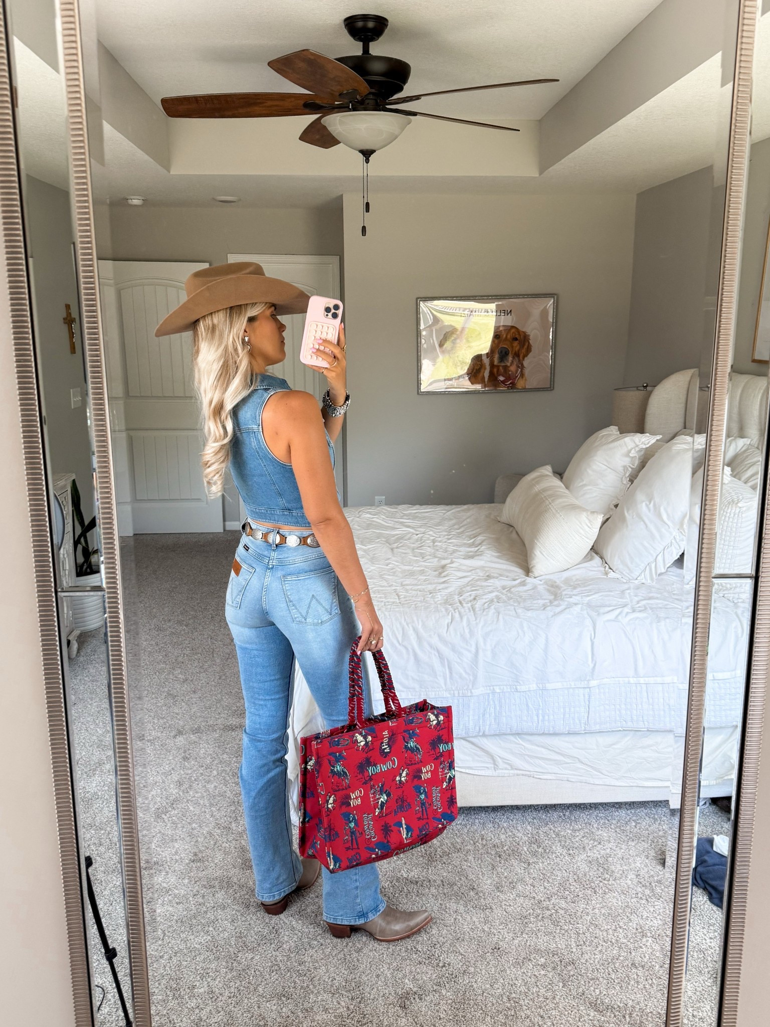 size small in vest, 26/34 in jeans (i’m 5’10) affordable felt hat! 

#LTKStyleTip #LTKSummerEdit #LTKFindsUnder50