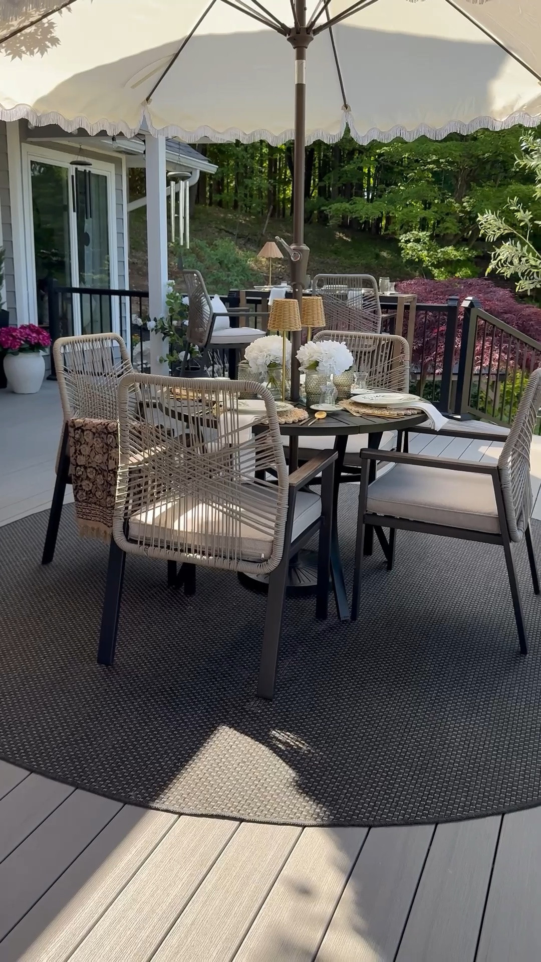 Summer Patio Inspiration

Follow @farmtotablecreations on Instagram for more home and outdoor living inspiration.

Taking you on a little tour of our outdoor space designed for relaxing, dining, and gathering all summer long. From morning coffee under the umbrella to evening dinners with family and friends, this patio has become an extension of the home. Layered textures, comfortable seating, soft neutrals, and thoughtful details create a welcoming space that’s both beautiful and functional for everyday living and entertaining.

#outdoorliving #patioinspiration #summerhosting #outdoorentertaining #backyarddesign #patiodecor #outdoorstyle #homedecor #outdooroasis #backyardinspiration

#LTKSeasonal #LTKSaleAlert #LTKHome