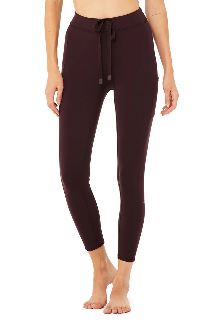 7/8 High-Waist Checkpoint Legging | Alo Yoga (US)