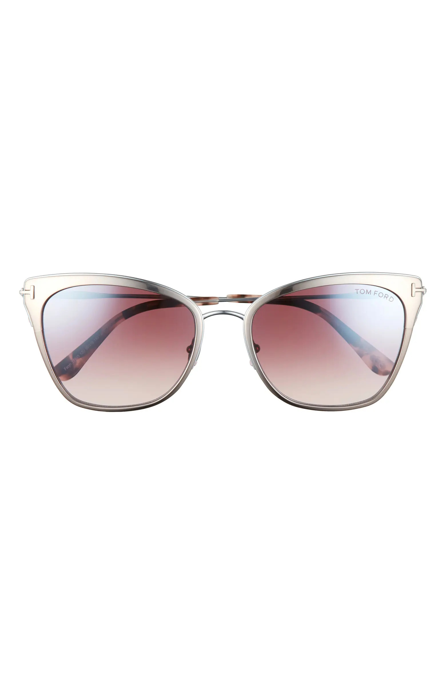 Tom Ford Faryn 56mm Cat Eye Sunglasses | Nordstrom | Nordstrom