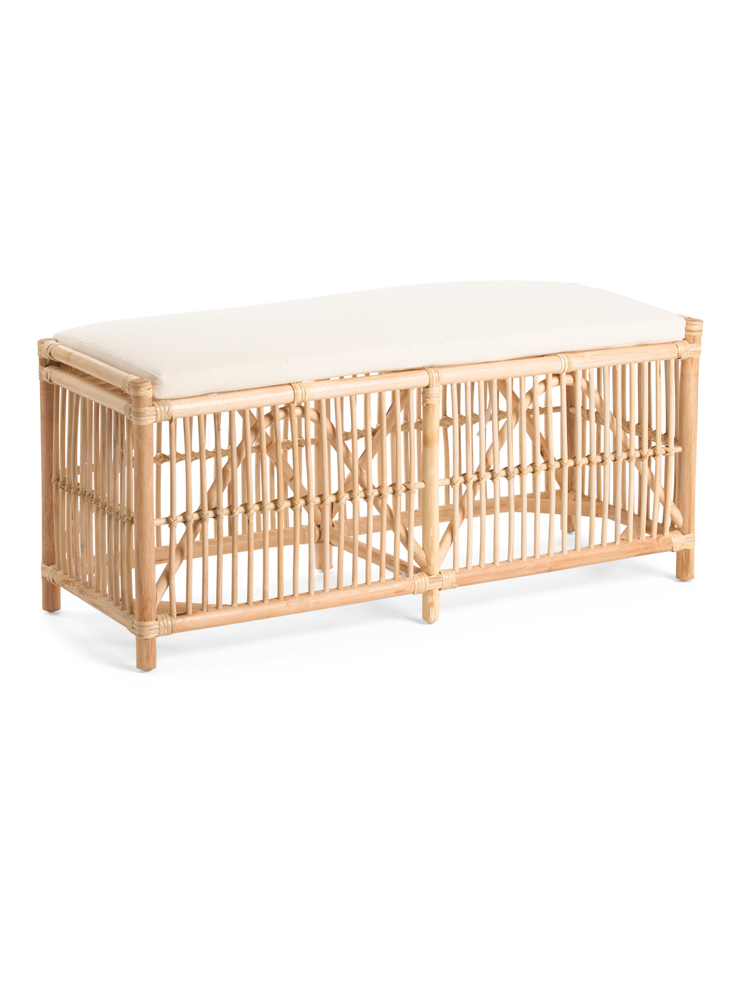 Rattan Bench | Home | Marshalls | Marshalls