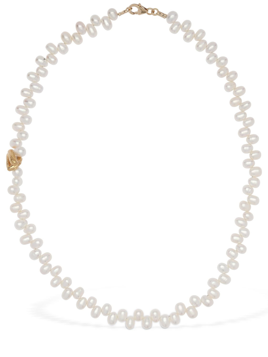 Alighieri - La calliope chapter ii pearl necklace - Pearl/Gold | Luisaviaroma | Luisaviaroma