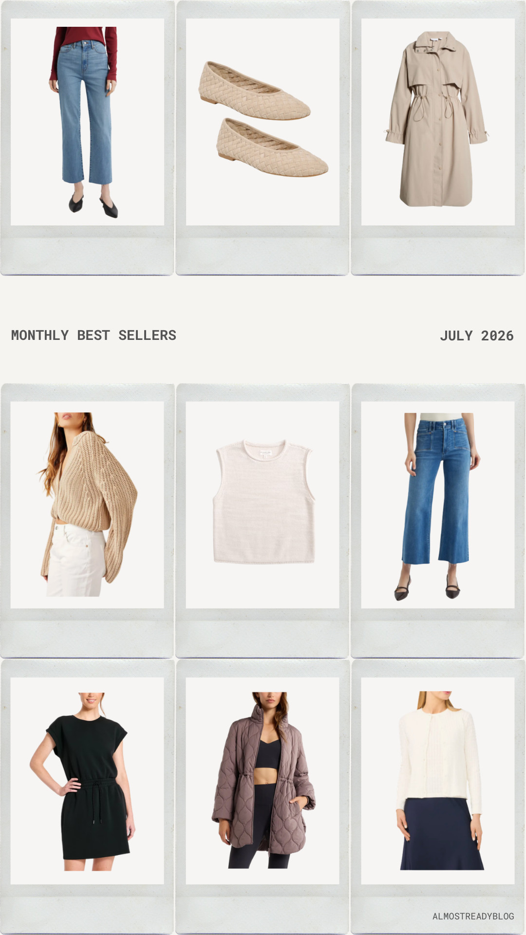 These were your favorites in July, and I can see why. Timeless basics, versatile denim, cozy layers, and classic shoes that you'll wear on repeat for seasons to come.

best sellers, July favorites, monthly best sellers, wardrobe staples, capsule wardrobe, fall transition, classic style, everyday fashion, timeless basics, versatile outfits, jeans, trench coat

#LTKSaleAlert