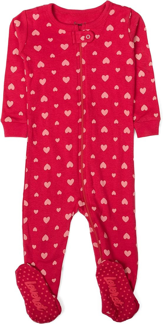 Leveret Kids Pajamas Baby Boys Girls Footed Pajamas Sleeper 100% Cotton (Size 6-12 Months-5 Toddl... | Amazon (US)