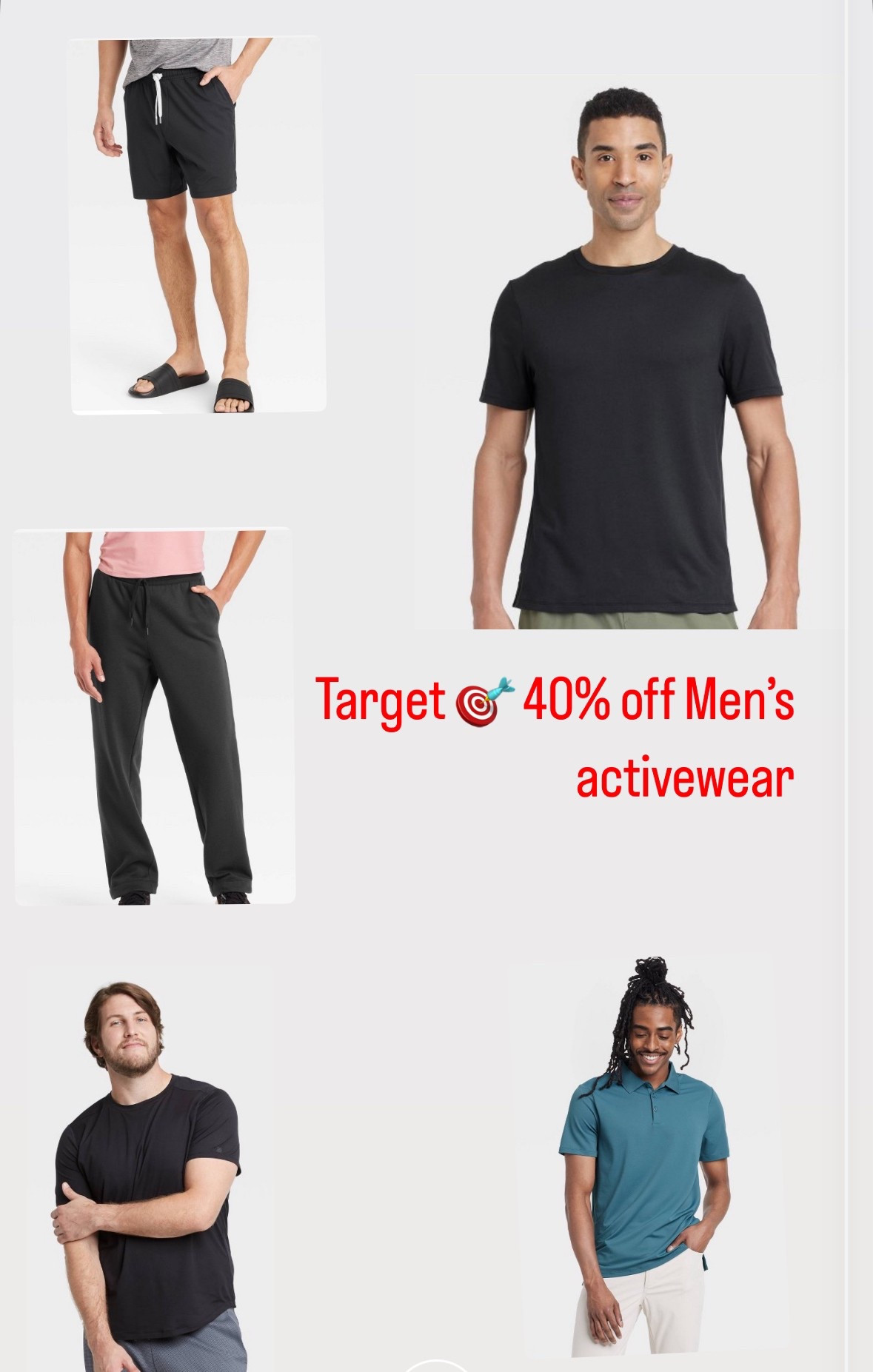 Target 🎯 40% off Men’s activewear 

#LTKSaleAlert #LTKFindsUnder50 #LTKActive
