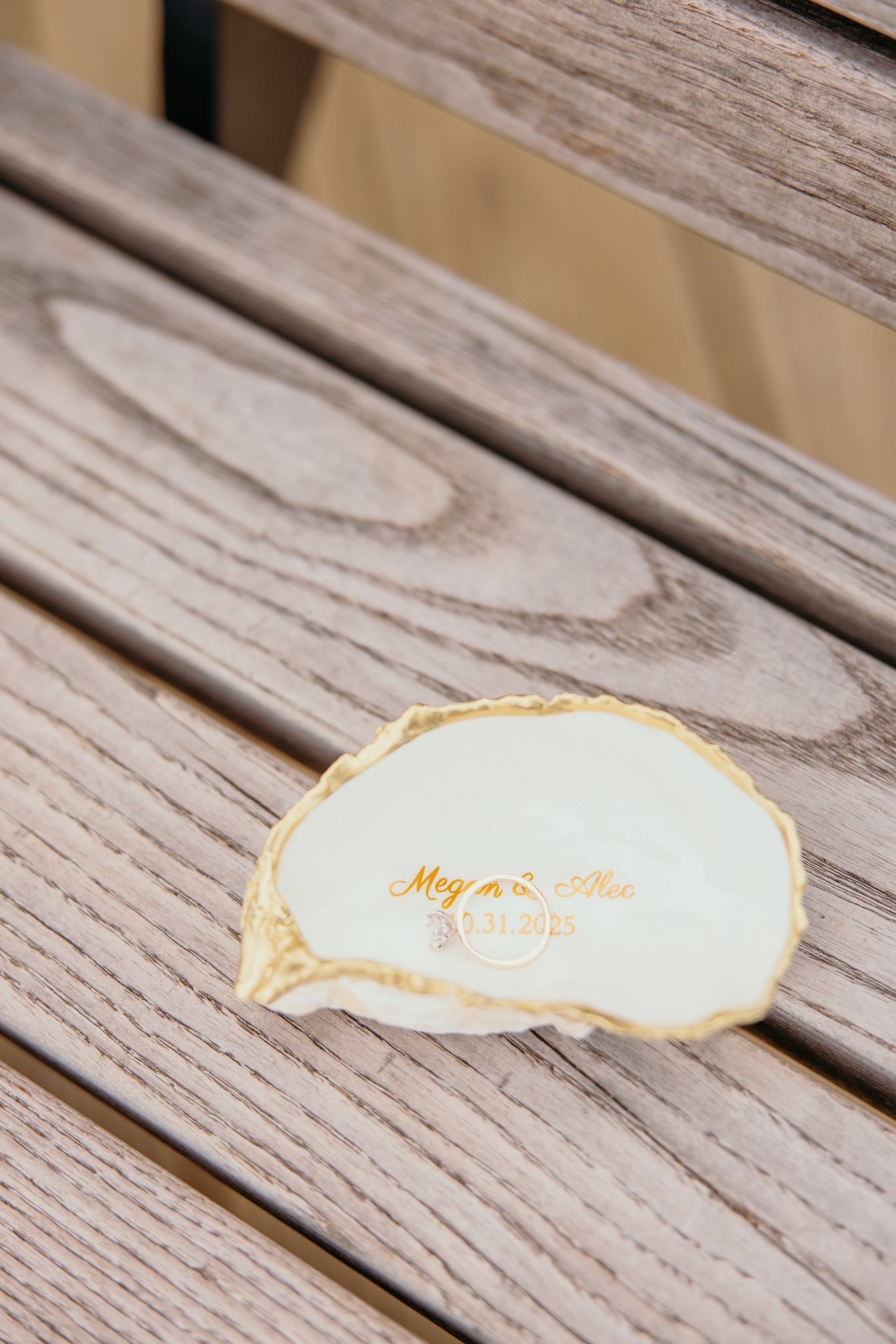 This custom oyster shell ring dish is a perfect gift for a newly engaged couple.

#LTKGiftGuide #LTKWedding #LTKFindsUnder50