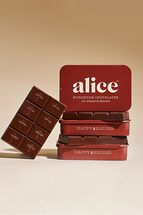 Alice Mushroom Chocolate Dietary Supplement in Happy Ending at Urban Outfitters | Urban Outfitters (US and RoW)