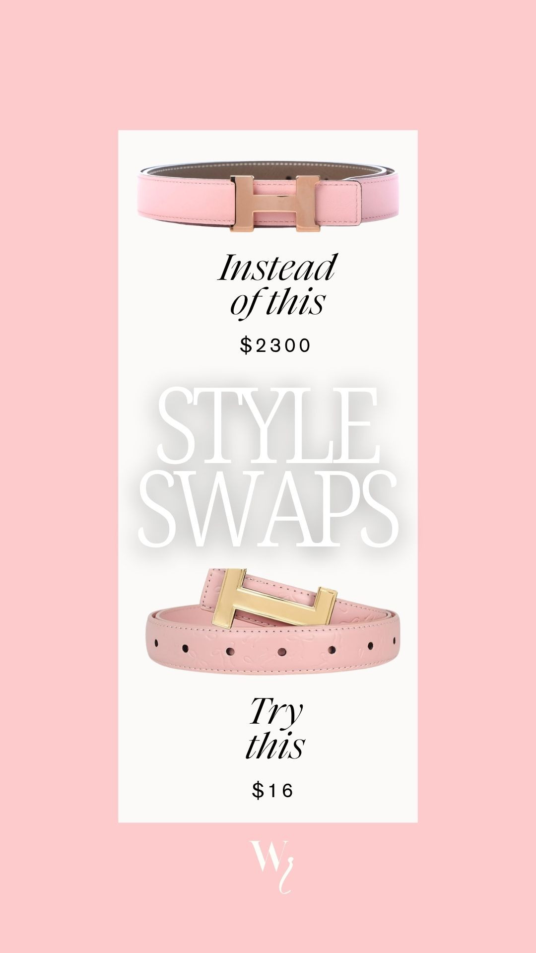 Designer pink belt look a like 

 

#LTKootd