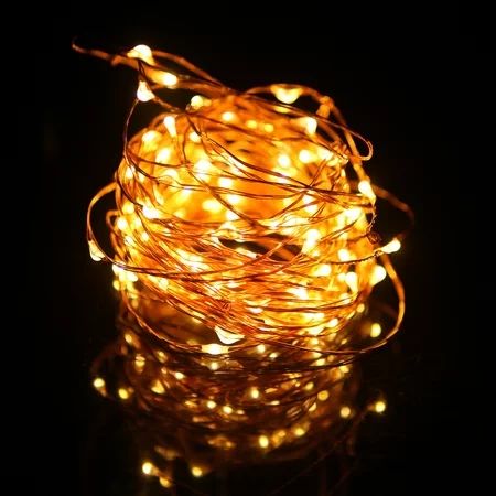 HDE LED String Lights Warm White [Flexible Copper Wire] Fairy Light Strand for Holiday Party Home De | Walmart (US)