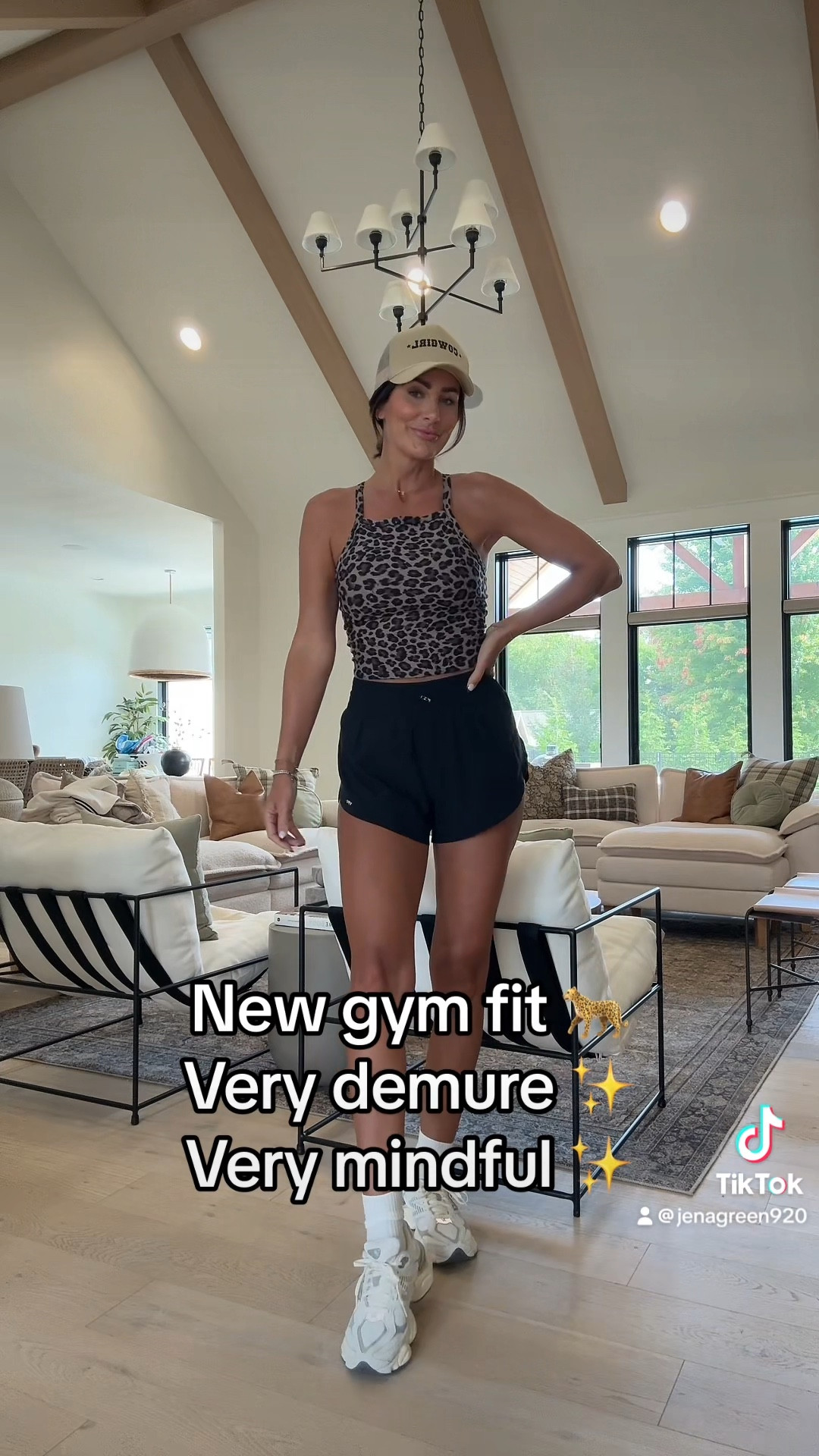 Very demure ✨🐆 leopard | gym outfit | size medium tank, size small shorts 

#LTKFindsUnder50 #LTKStyleTip #LTKFitness