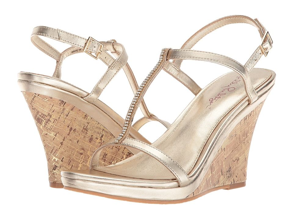 Lilly Pulitzer - Maxine Wedge (Gold Metallic) Women's Wedge Shoes | Zappos