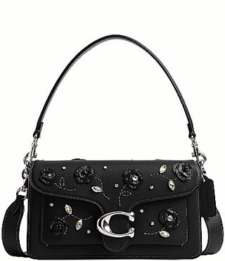 COACH Tabby 26 W Crystal Shoulder Bag - Black | Dillard's