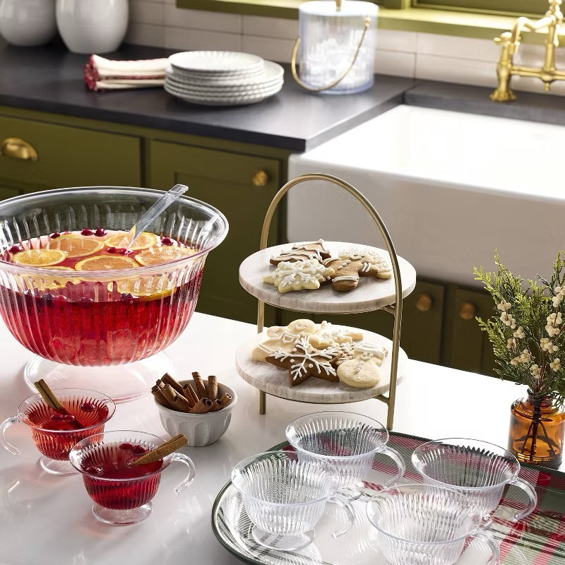 Target Holiday hosting first look! Christmas party holiday entertaining hosting essentials chic punch bowl holiday decor Threhold 

#LTKFindsUnder50 #LTKSaleAlert #LTKHome