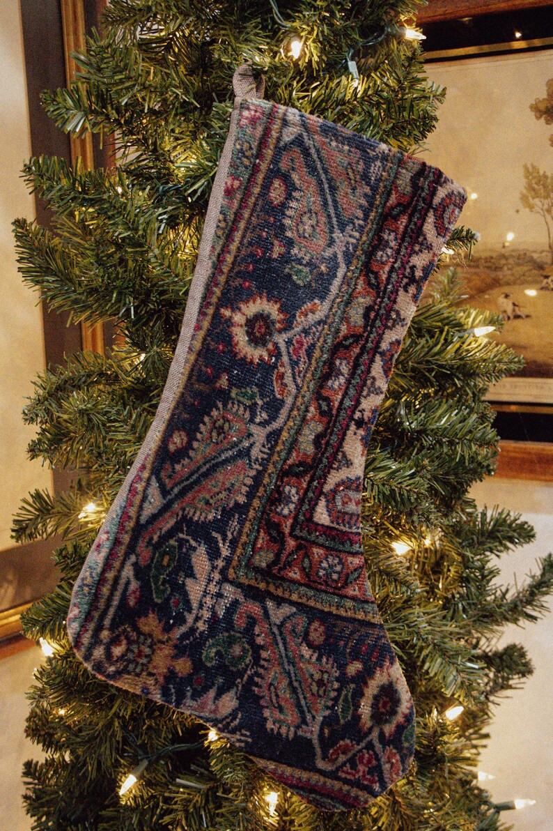 Edinburgh Collection Kilim Rug Stocking Vintage Upcycled - Etsy | Etsy (US)