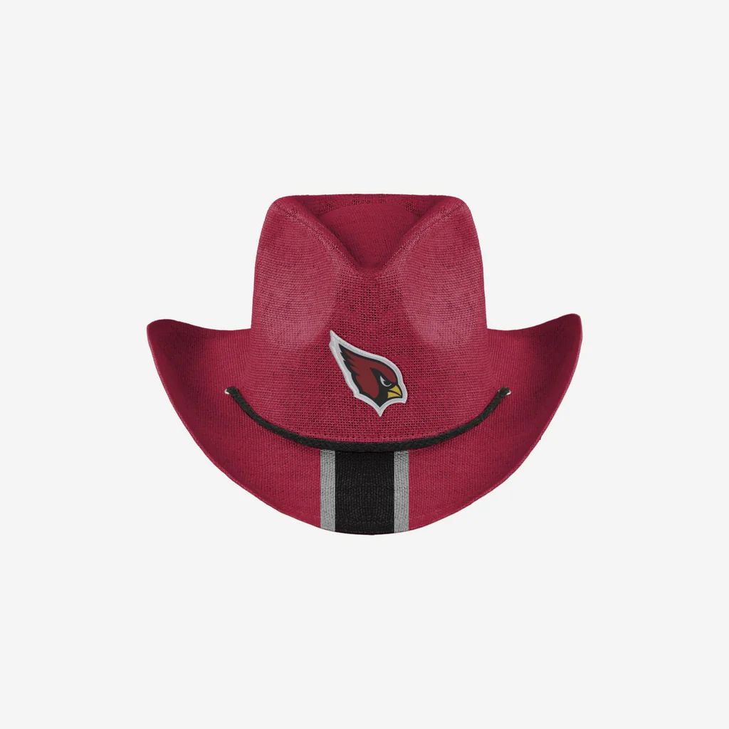 Arizona Cardinals Team Stripe Cowboy Hat | FOCO inc