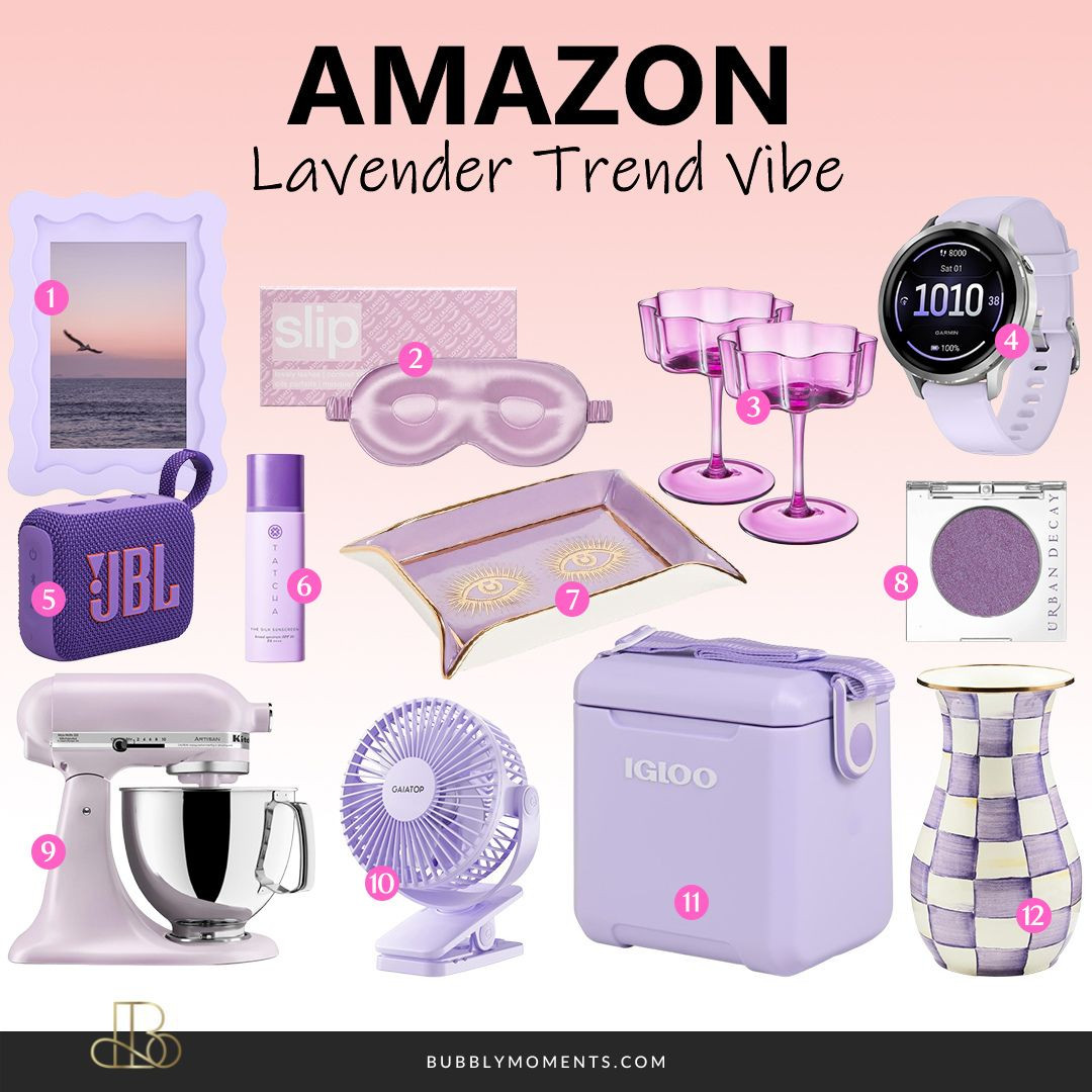 Love all things lavender? This Amazon Lavender Trend collection brings together stylish fashion, cozy home décor, beautiful kitchen essentials, and fun tech accessories in one place. Whether you're refreshing your wardrobe, adding a soft touch to your home, upgrading your kitchen, or finding cute everyday gadgets, these lavender-inspired picks make it easy to embrace this trending color. Save this collection for inspiration, discover new Amazon favorites, and follow for more curated finds you'll love.
#LTKBeauty #LTKHome #LTKFinds #AmazonFinds #AmazonFavorites #AmazonHome #AmazonFashion #KitchenFinds #TechAccessories #HomeDecor #LavenderTrend #PurpleAesthetic #PastelVibes #HomeInspo #KitchenInspo #EverydayEssentials #GadgetFinds #StyleInspo #TrendingFinds 

 