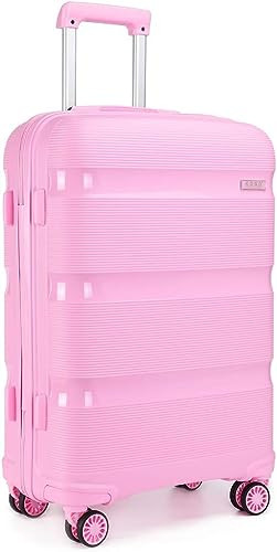 Kono Carry On Luggage Hard Shell Travel Trolley 4 Spinner Wheels Lightweight Polypropylene Suitca... | Amazon (US)