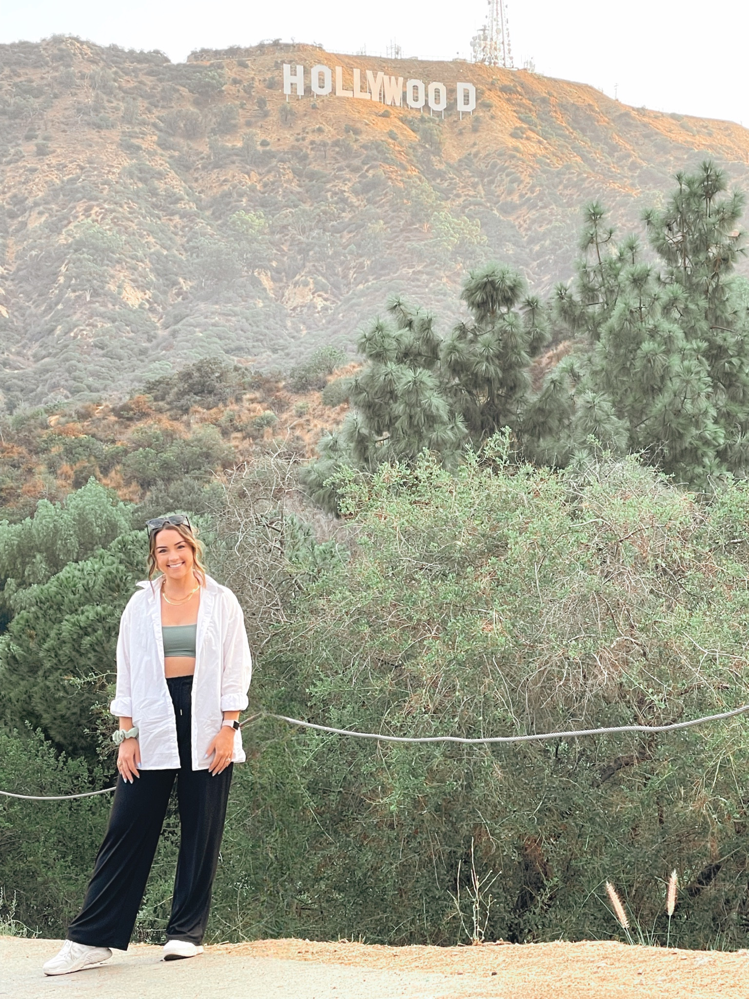 Casual vibes at the Hollywood sign✨

#LTKunder50 #LTKtravel #LTKfit