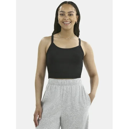 No Boundaries Ribbed Cami Top, Women's XXS-XXL | Walmart (US)