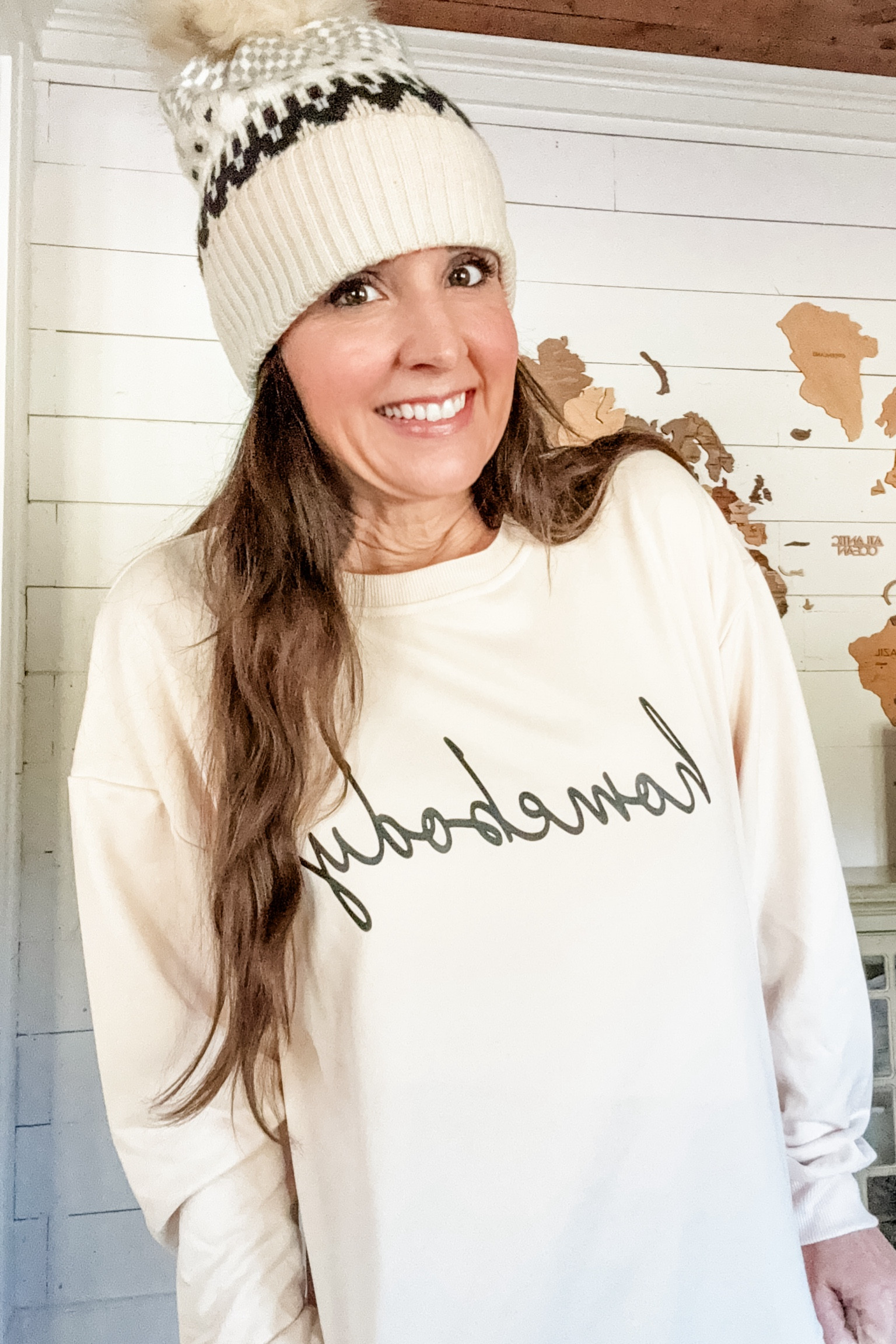 Homebody sweatshirt perfect for the winter cozy season! Great Christmas gift for the one who loves all things home and cozy! I’m wearing a small and it fits true to size  

#LTKCyberWeek #LTKGiftGuide #LTKHome