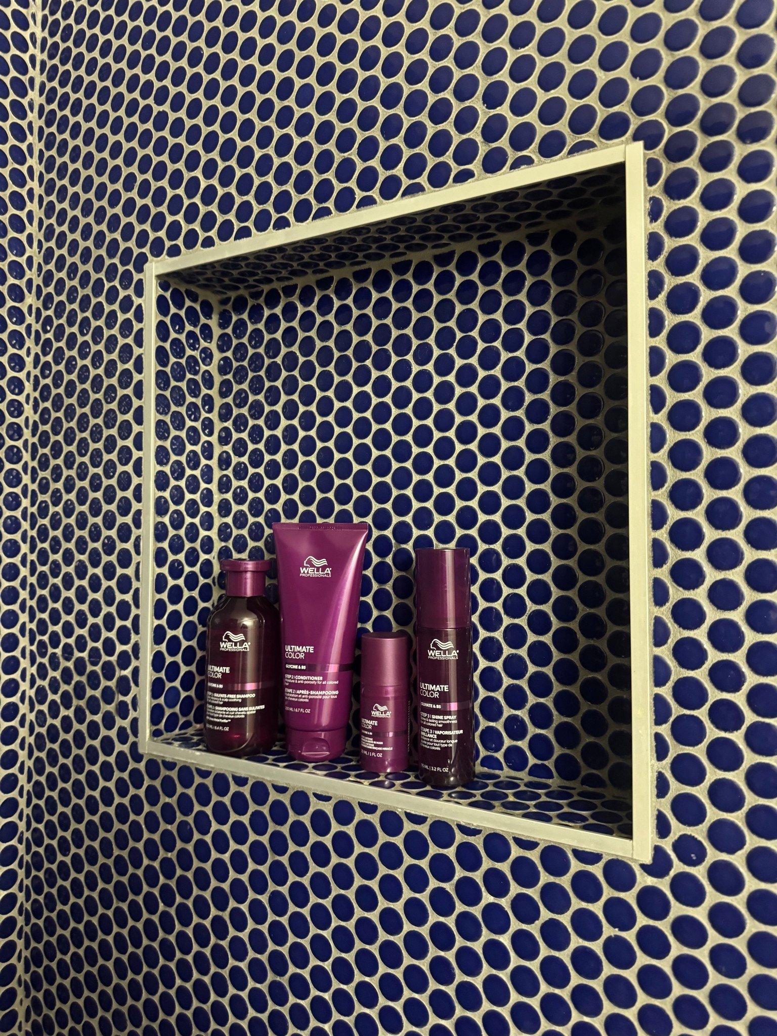 Obsessed with this Wella Professionals hair line for repairing my color treated hair