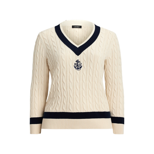Cable-Knit Cotton Cricket Jumper | Ralph Lauren (UK)