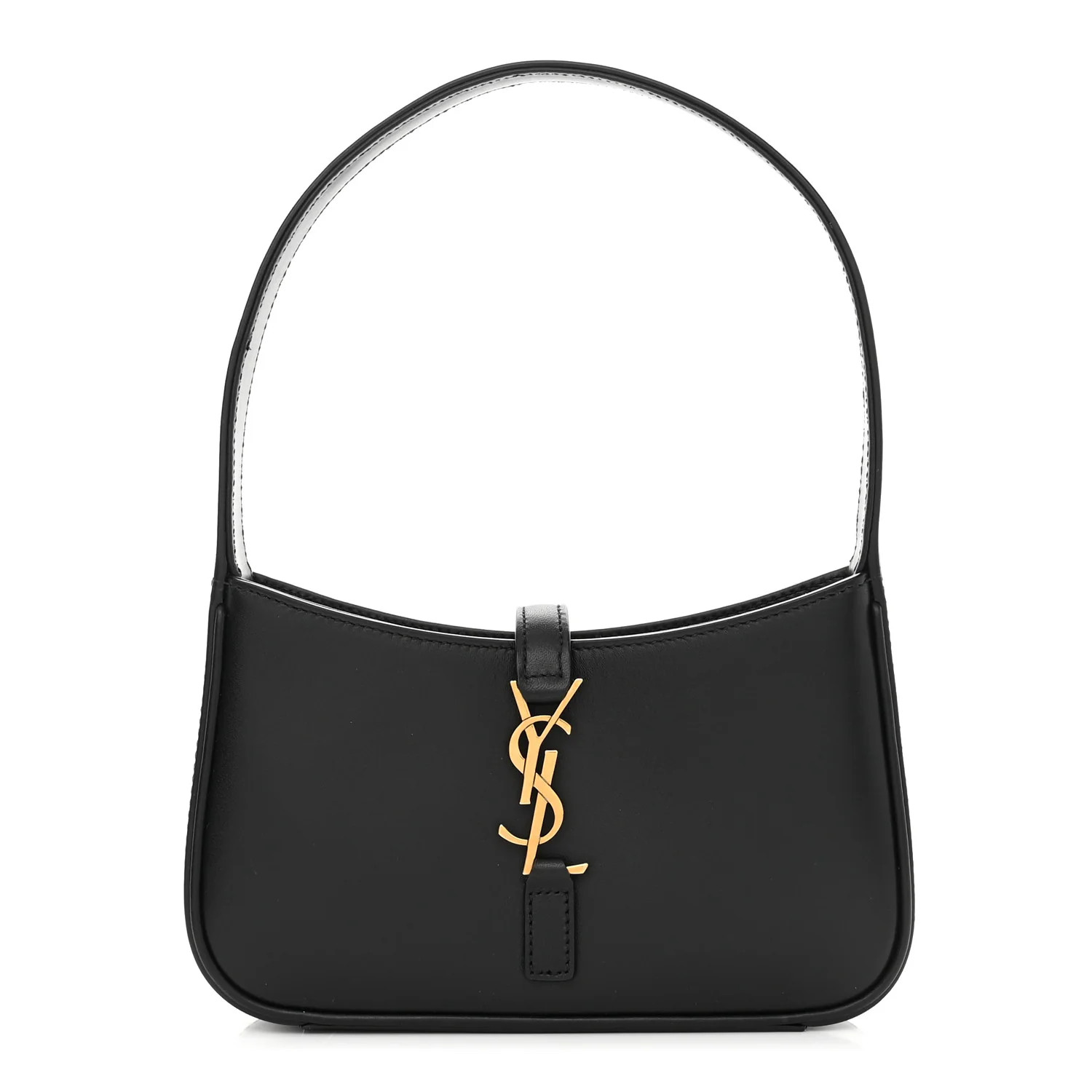 Smooth Calfskin Le 5 A 7 Mini Hobo Black | FASHIONPHILE (US)